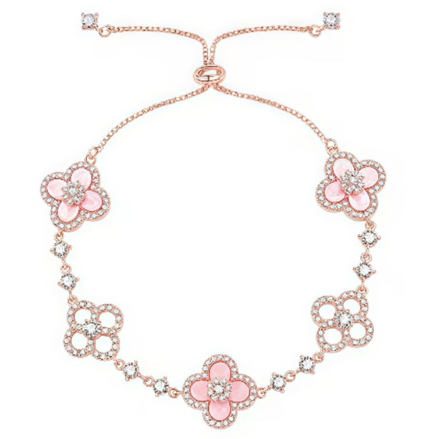 [Kincade Jewelery]Kincade 5 MOTIF PINK BLUE RED WHITE BRACELET