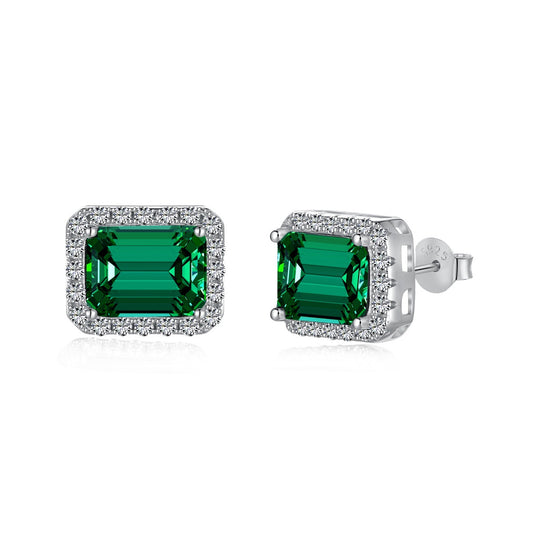 [Kincade Jewelery]Luxurious Dainty Emerald Cut Banquet Earrings