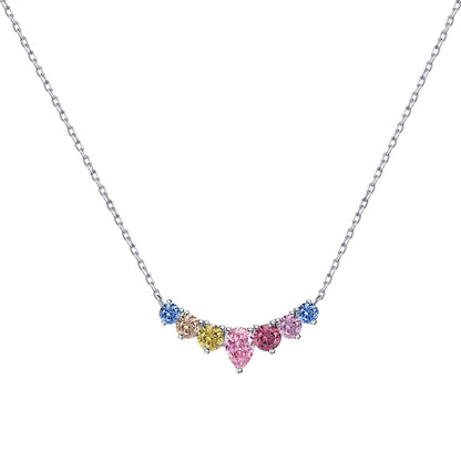 [Kincade Jewelery]Dainty Colorful Heart Necklace