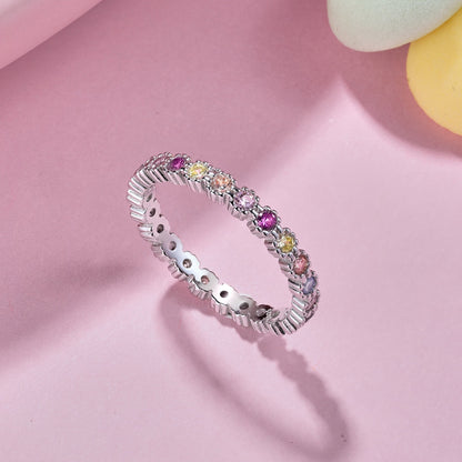 [Kincade Jewelery]Exquisite Colorful Round Cut Party Ring