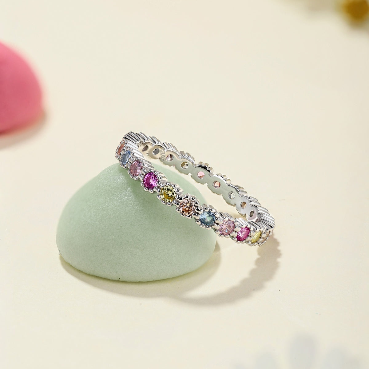 [Kincade Jewelery]Exquisite Colorful Round Cut Party Ring