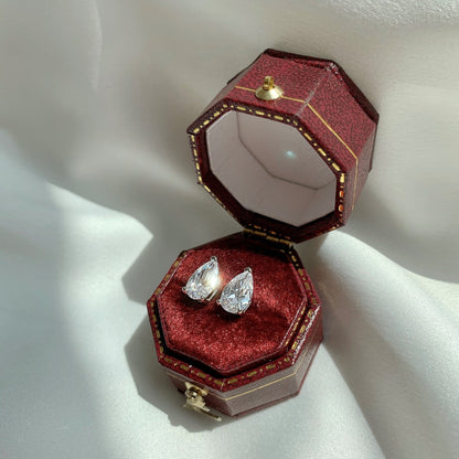 [Kincade Jewelery]Ornate Water Drop Shape Earrings