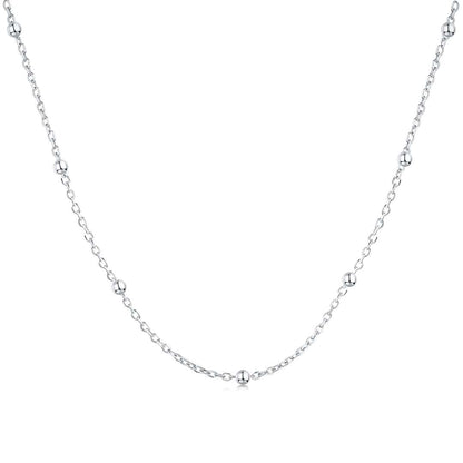 [Kincade Jewelery]Small Bead Clavicle Chain Simple Necklace