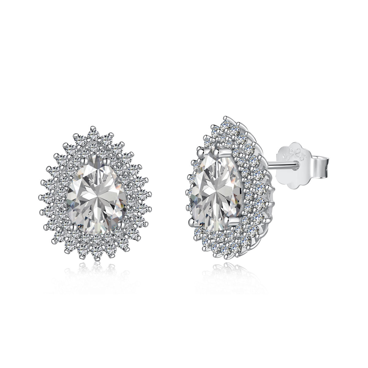 [Kincade Jewelery]Delicate Gorgeous Pear Cut Daily Earrings