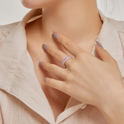 [Kincade Jewelery]Ornate Colorful Radiant Cut Daily Ring