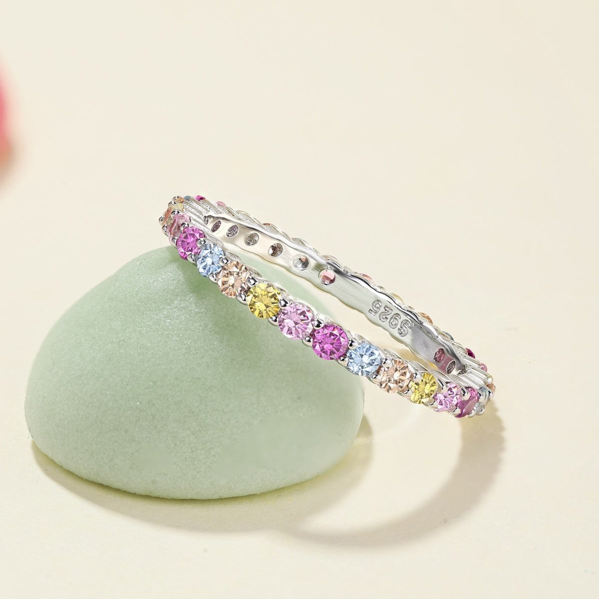 [Kincade Jewelery]Elegant Vivid Round Cut Daily Ring