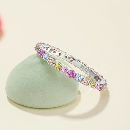 [Kincade Jewelery]Elegant Vivid Round Cut Daily Ring