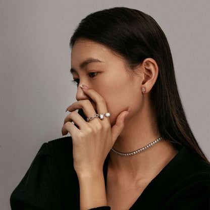 [Kincade Jewelery]Elegant Tennis Chain Necklace