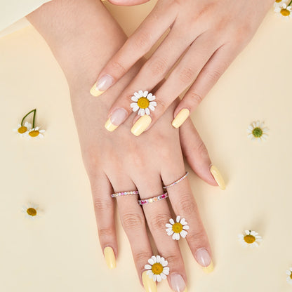 [Kincade Jewelery]Dazzling Lustrous Round Cut Tennis Ring