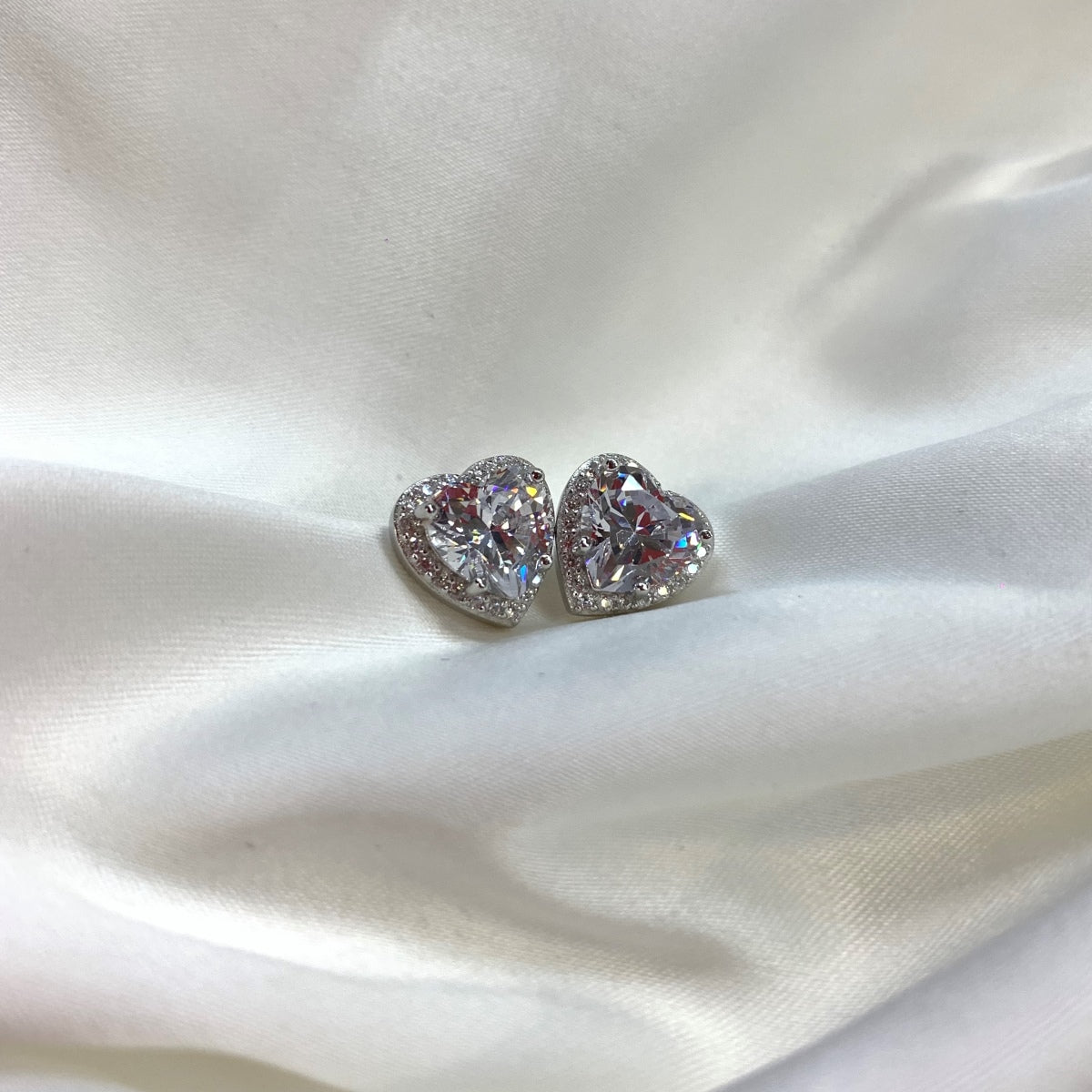 [Kincade Jewelery]Sparkling Heart Shape Lover Earrings