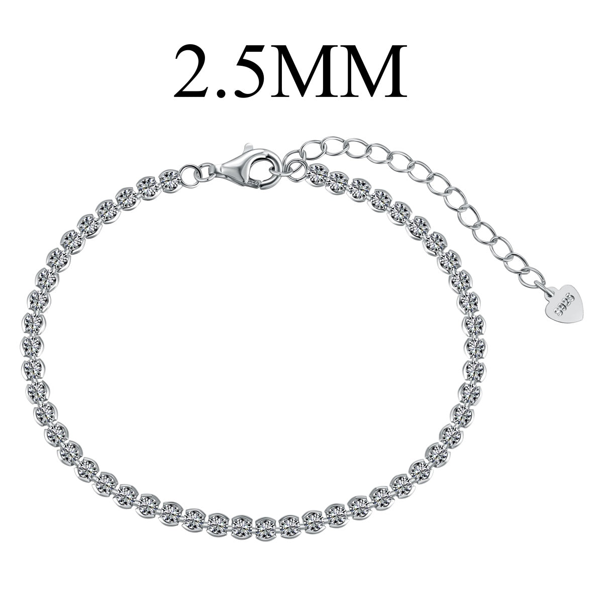 [Kincade Jewelery]Dazzling Sparkling Round Cut Daily Bracelet