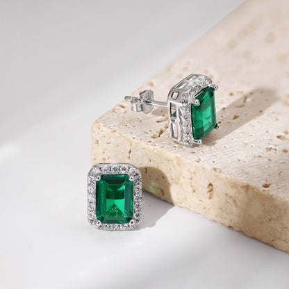 [Kincade Jewelery]Luxurious Dainty Emerald Cut Banquet Earrings