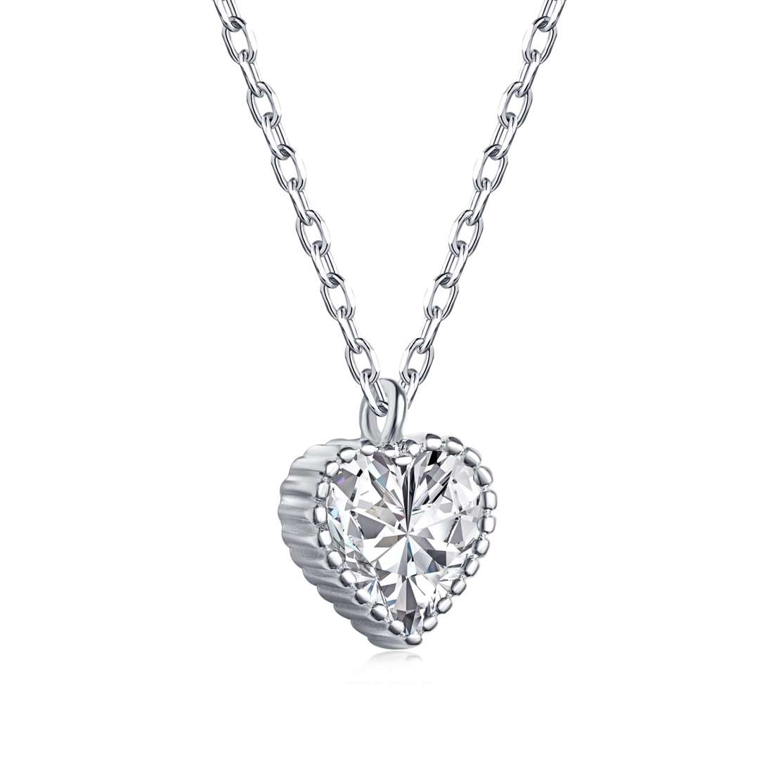 [Kincade Jewelery]Ornate Heart Shape Necklace