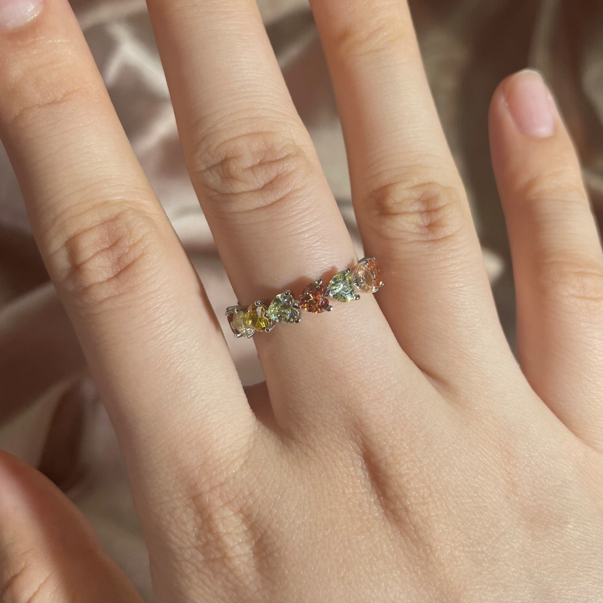 [Kincade Jewelery]0.25 Carat Radiant Romance Heart Cut Lover Ring