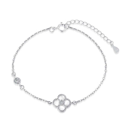 [Kincade Jewelrys]Delicate Four Leaf Clover Bracelet