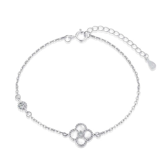 [Kincade Jewelery]Delicate Four Leaf Kincade Bracelet