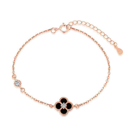 [Kincade Jewelrys]Delicate Four Leaf Clover Bracelet