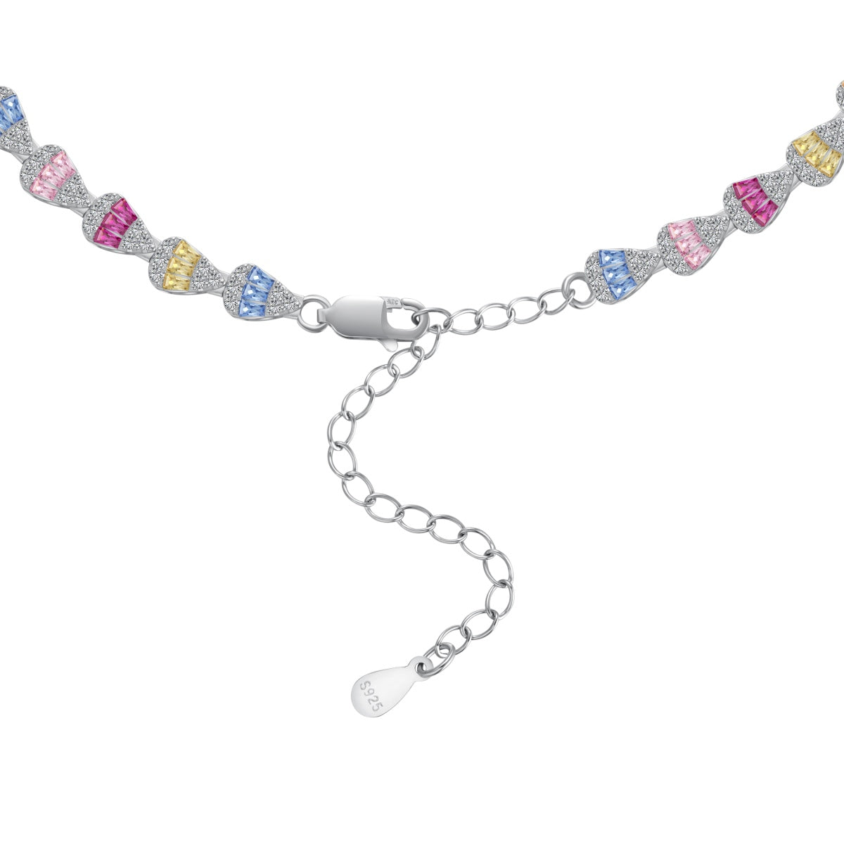 [Kincade Jewelery]Radiant Colorful Rainbow Necklace