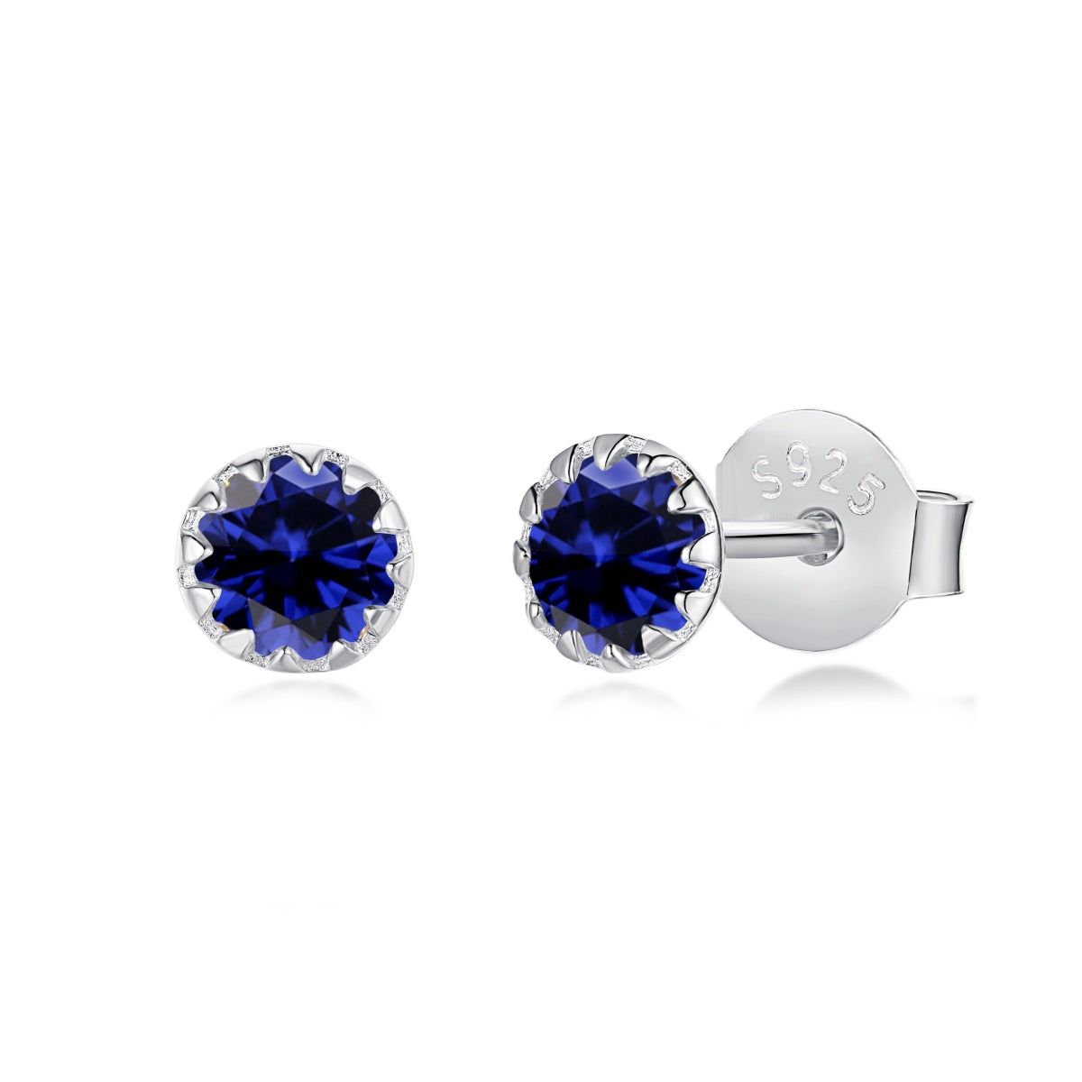 [Kincade Jewelery]Sparkling Colorful Round Shape Earrings