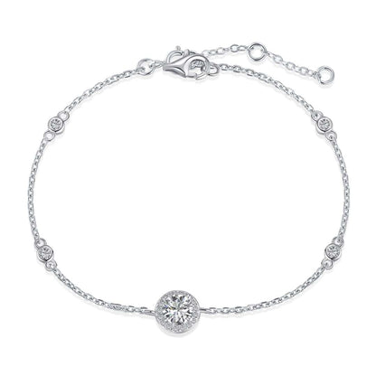 [Kincade Jewelery]Dazzling Round Cut Shape Bracelet