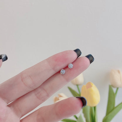 [Kincade Jewelery]Sparkling Colorful Round Shape Earrings