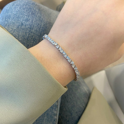 [Kincade Jewelery]Dazzling Romantic Heart Shape Lover Bracelet