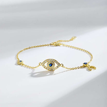 [Kincade Jewelery]Dainty Eye Shape Necklace