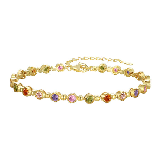 [Kincade Jewelery]Sparkling Exquisite Round Cut Party Bracelet