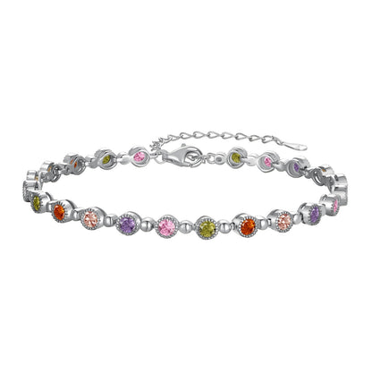 [Kincade Jewelery]Sparkling Exquisite Round Cut Party Bracelet