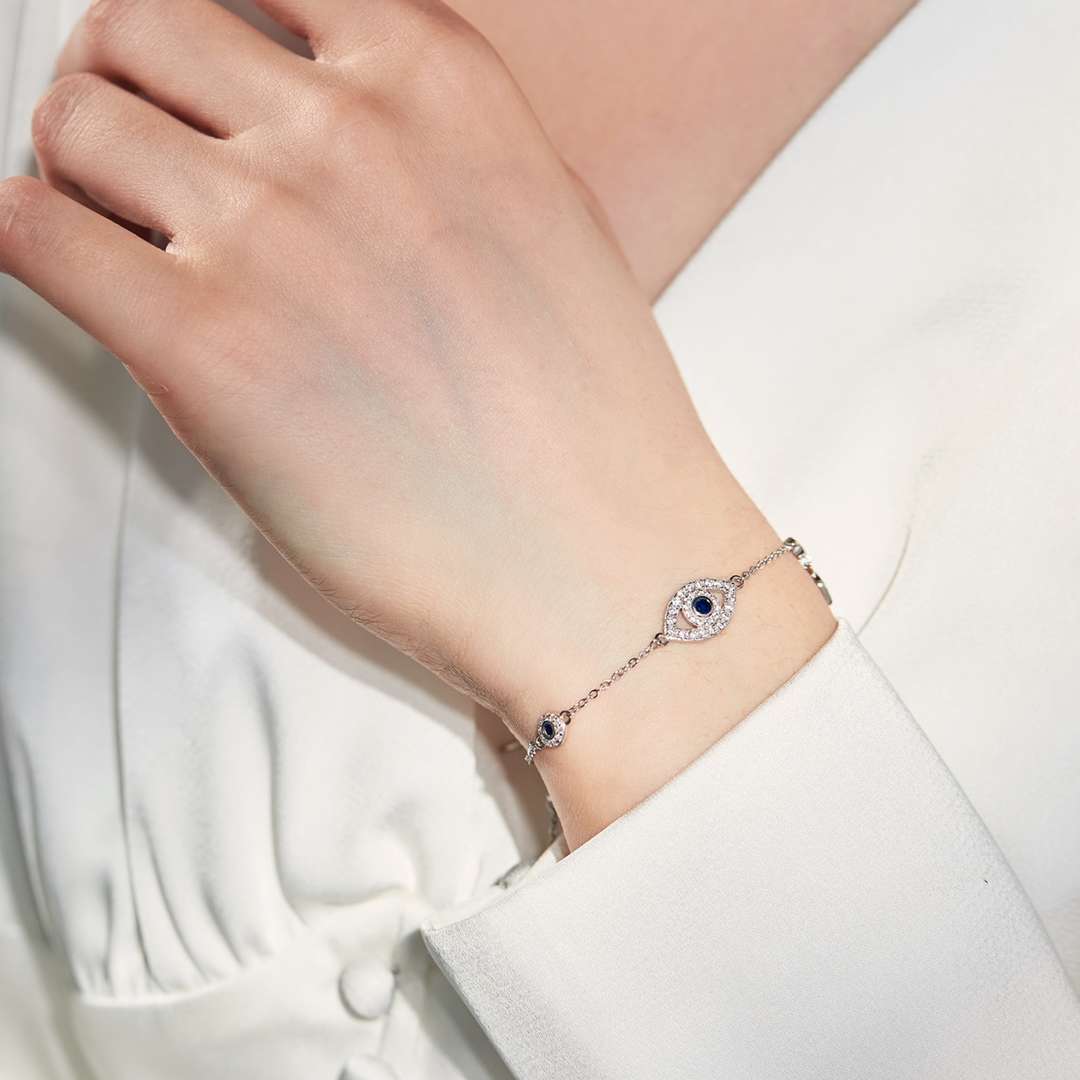 [Kincade Jewelery]Dainty Eye Shape Necklace