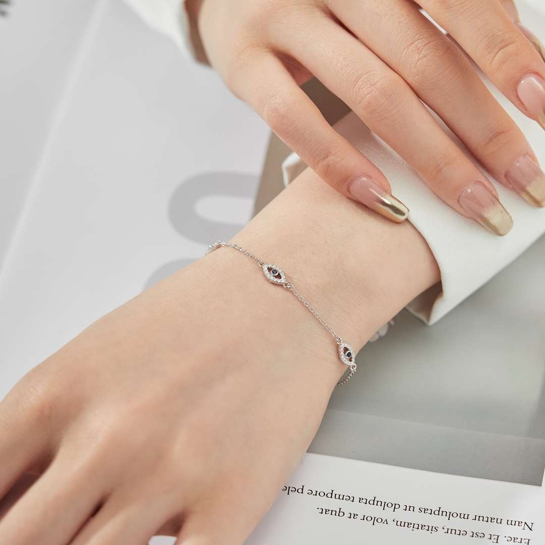 [Kincade Jewelery]Evil Eye Shape Pendent Necklace