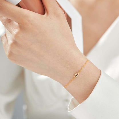 [Kincade Jewelery]Evil Eye Shape Necklace