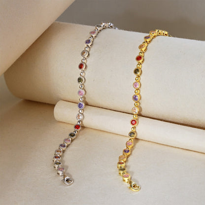 [Kincade Jewelery]Sparkling Exquisite Round Cut Party Bracelet