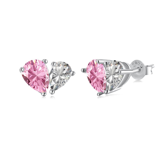 [Kincade Jewelery]Dazzling Elegant Heart Cut Lover Earrings