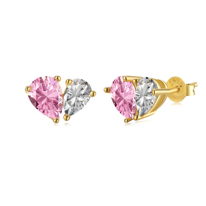 [Kincade Jewelery]Dazzling Elegant Heart Cut Lover Earrings