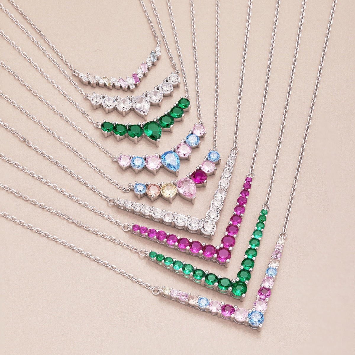 [Kincade Jewelery]Dainty Colorful Heart Necklace