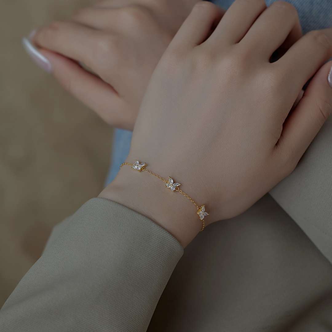 [Kincade Jewelery]Radiant Butterfly Shape Necklace