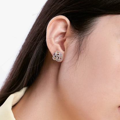 [Kincade Jewelery]Exquisite Flower Shape Daily Earrings