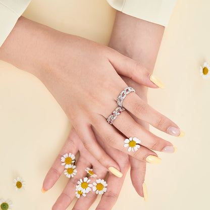 [Kincade Jewelery]Sparkling Vibrant Emerald Cut Daily Ring