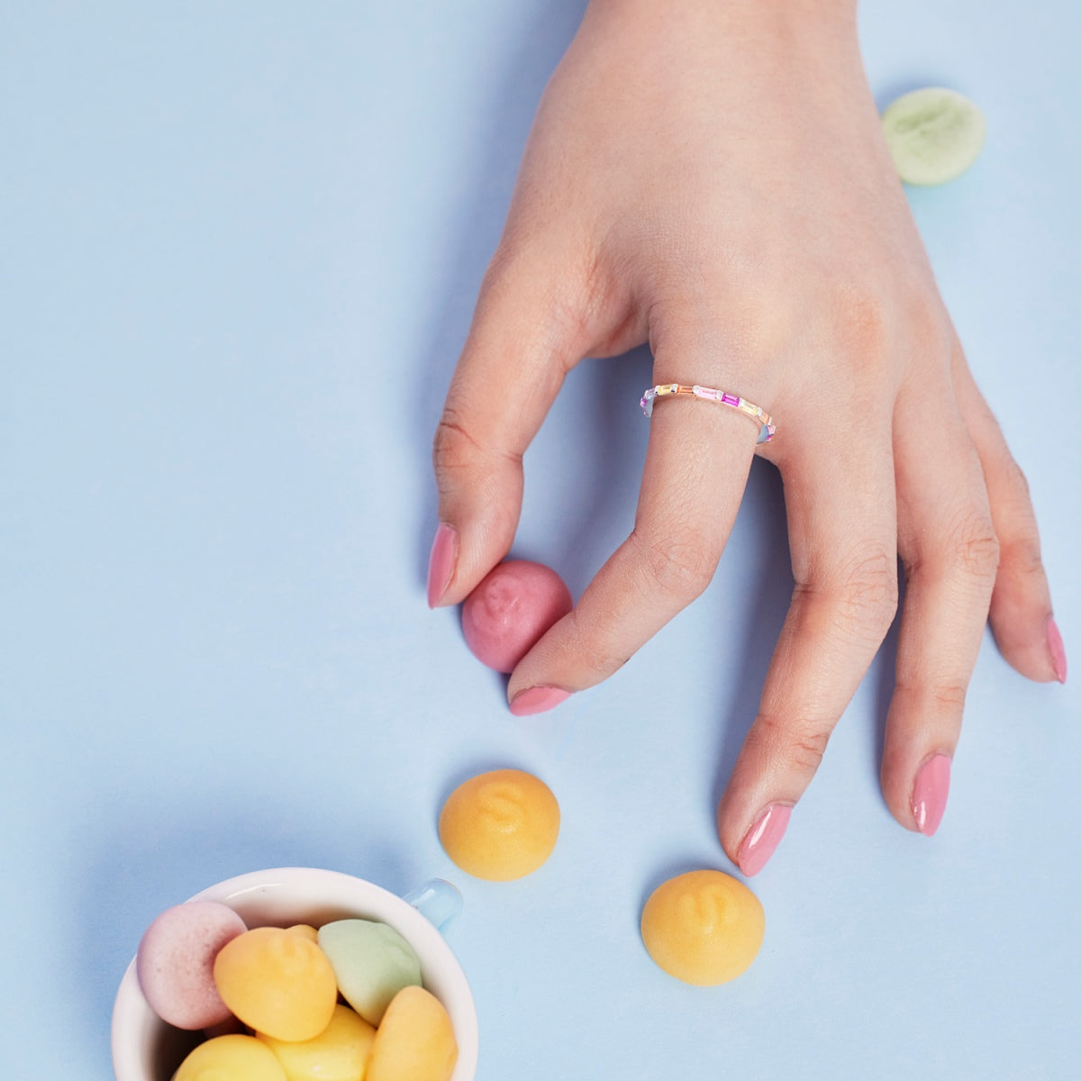 [Kincade Jewelery]Lively In Shades Elegant Radiant Cut Daily Ring