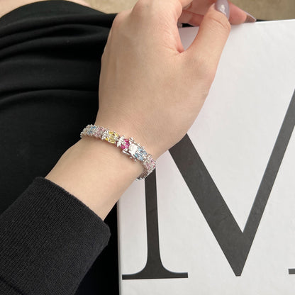 [Kincade Jewelery]Delicate Colorful Multi Cut Party Bracelet