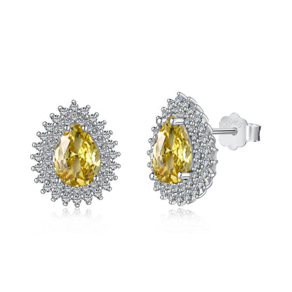 [Kincade Jewelery]Delicate Gorgeous Pear Cut Daily Earrings