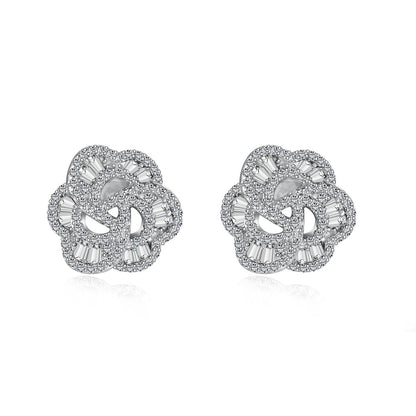 [Kincade Jewelery]Exquisite Flower Shape Daily Earrings