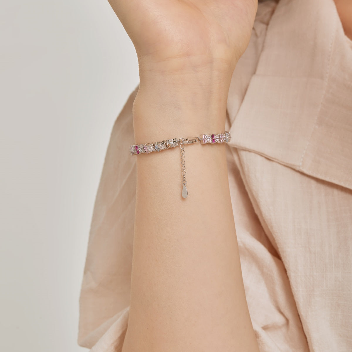 [Kincade Jewelery]Unique Colorful Flower Shape Daily Bracelet