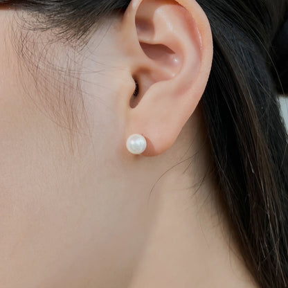 [Kincade Jewelery]Delicate Pearl Earrings