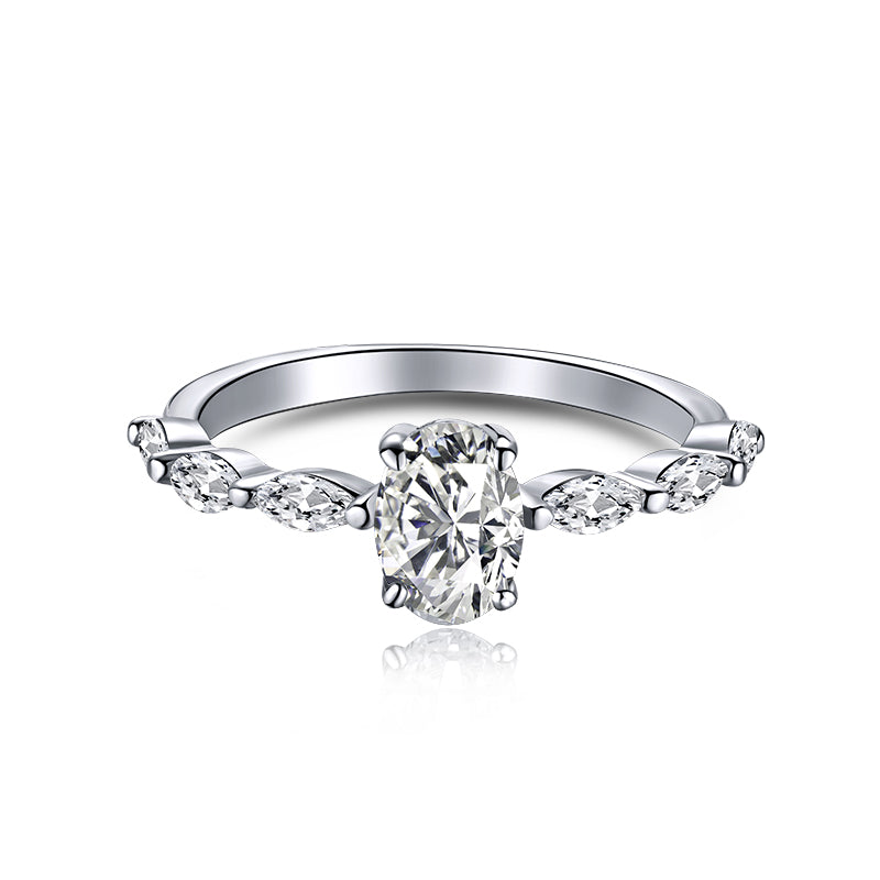 [Kincade Jewelery]0.75 Carat Luxurious Vibrant Elongated Cushion Cut Daily Ring