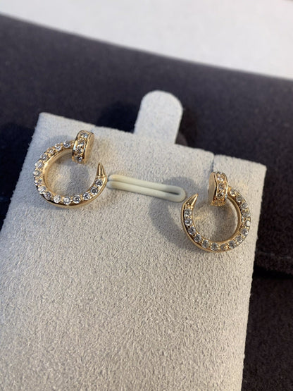 [Kincade Jewelery]JUSTE EARRINGS GOLD DIAMONDS