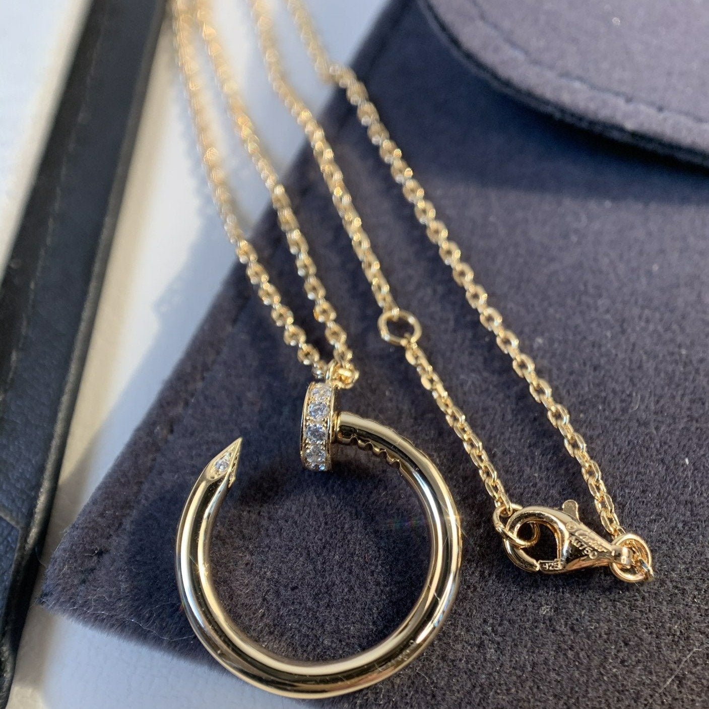 [Kincade Jewelery]JUSTE NECKLACE PINK GOLD