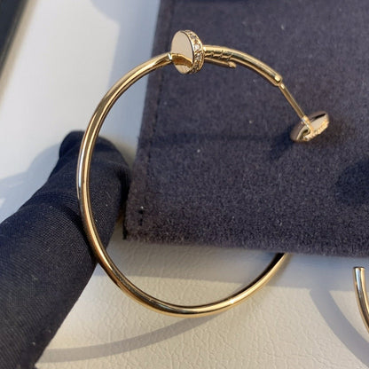 [Kincade Jewelery]JUSTE EARRINGS GOLD DIAMONDS 1.8MM