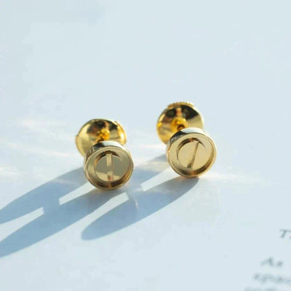 [Kincade Jewelery]LOVE EARRINGS GOLD 10MM